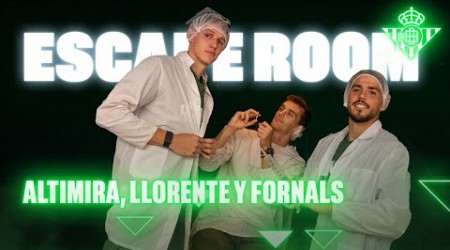 LLORENTE, FORNALS y ALTIMIRA, en un terrorífico Escape Room 