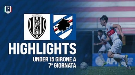 Highlights Cesena-Sampdoria U15 A-B, 7ª giornata stagione 2024-25