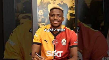 Galatasaray&#39;ın yeni transferlerinin skor katkısı #shorts #futbol #galatasaray