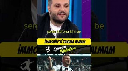 BANA SORARSAN İMMOBİLE&#39;Yİ ALMAM...#shorts #beşiktaş #icardi #osimhen #galatasaray