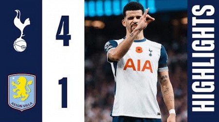 Tottenham Hotspur 4-1 Aston Villa | Premier League Highlights | Solanke double as Spurs THRASH Villa