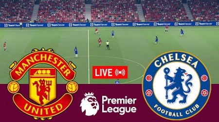 [LIVE] Manchester United vs Chelsea Premier League 24/25 Full Match - Video Game Simulation