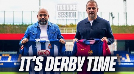 MANAGERS MEETING + ALL SET FOR THE DERBY | FC Barcelona Training 