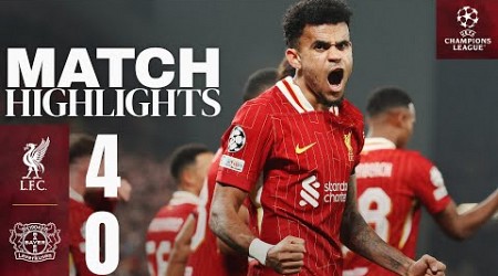 Luis Diaz HAT-TRICK! Liverpool 4-0 Bayer Leverkusen | Champions League Highlights