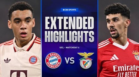 Bayern vs. Benfica: Extended Highlights | UCL League Phase MD 4 | CBS Sports Golazo