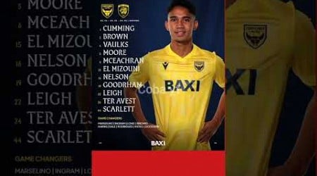 Marselino Ferdinan dibangku cadangan | Oxford United 1-0 Hull City #timnasindonesia #bola #shorts