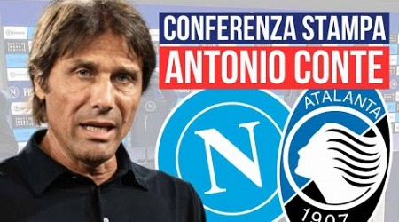 CONTE in conferenza stampa per Napoli Atalanta 