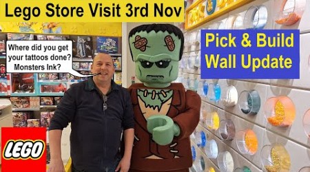 Southampton Lego Store Visit 3rd November 2024. New sets &amp; new GWP + a look at the PAB wall