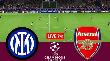 [LIVE] Inter Milan vs Arsenal. UEFA Champions League 24/25 Full Match - VideoGame Simulation