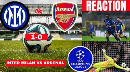 Inter Milan vs Arsenal 1-0 Live Champions league Football UCL Match Score Highlights Gunners Vivo FC