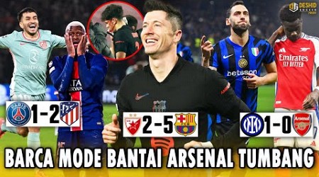 Hasil Liga Champion: Barcelona Hajar Red Star - Inter Milan Sikat Arsenal - Atletico Sikat PSG