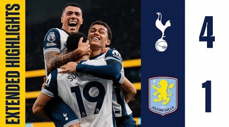 Tottenham Hotspur 4-1 Aston Villa | Extended Premier League Highlights