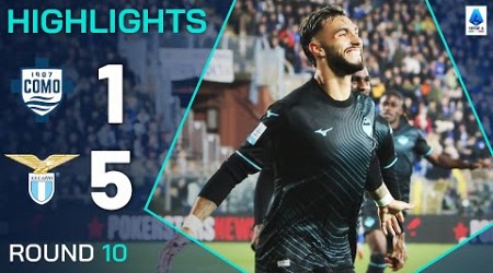 COMO-LAZIO 1-5 | HIGHLIGHTS | TWO red cards as Lazio cruise to victory | Serie A 2024/25