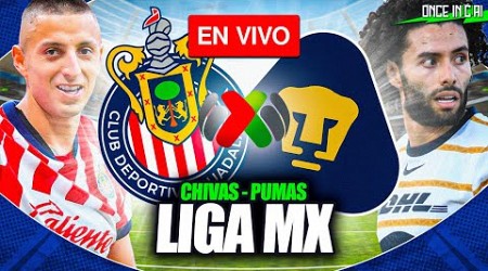 ASÍ FUE EL EMPATE ENTRE CHIVAS y PUMAS EN LA LIGA MX ¡JORNADA 15!