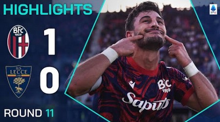 BOLOGNA-LECCE 1-0 | HIGHLIGHTS | Orsolini late winner for Bologna! | Serie A 2024/25