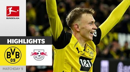 Dortmund Turns The Game Around! | Borussia Dortmund - RB Leipzig 2-1 | Highlights | Matchday 9