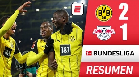 BORUSSIA DORTMUND se quedó con los tres puntos frente al RB LEIPZIG tras ganarle 2-1 | Bundesliga