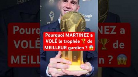 Un autre GARDIEN le MÉRITAIT ❌ #football #ballondor #martinez #vinicius #realmadrid #mbappe