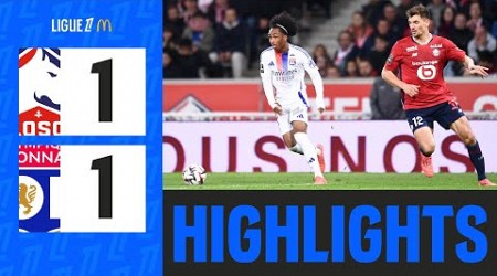 L&#39;OL ARRACHE le NUL contre Lille | 10ème journée | Ligue 1 McDonald&#39;s 24/25