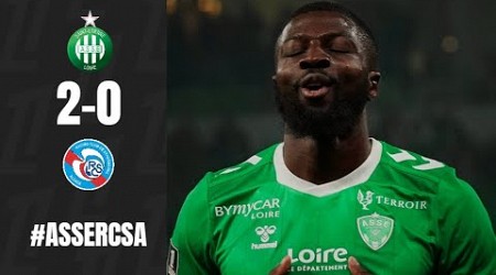 Saint Etienne Strasbourg 2-0 Résumé Ligue 1 2024-25 asse strasbourg #ASSERCSA