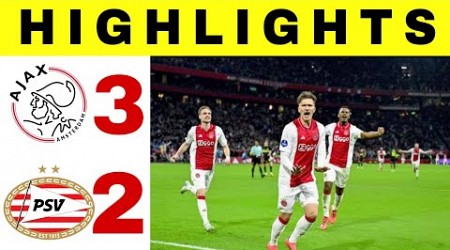 Ajax vs PSV Eindhoven | 3-2 | All Goals &amp; Highlights Eredivisie | Liga Belanda #sportnews #football