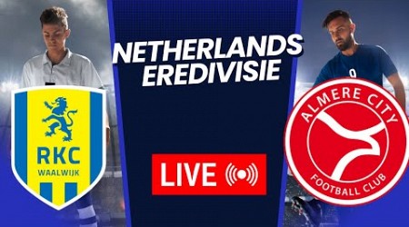 RKC Waalwijk vs Almere City FC Live wedstrijd voetbal Nederland Eredivisie