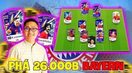 Cầm 26.000 Tỷ ILF Xây Dựng Siêu Đội Hình Bayern Munich CỰC KHỦNG FC ONLINE: Lewandowski CU +5