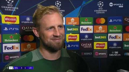 Kasper Schmeichel post match | celtic vs Leipzig 3-1 #celtic #football #parkhead