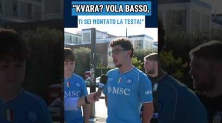 Tifoso del #Napoli arrabbiato: &quot;#Kvaratskhelia si è montato la testa&quot;