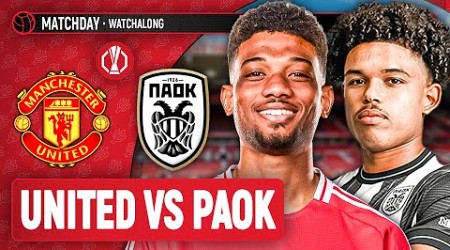 Man United 2-0 PAOK LIVE STREAM WatchAlong | Europa League