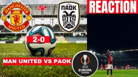 Manchester United vs PAOK 2-0 Live Stream Europa League Football UEL Match Score Highlights Utd FC