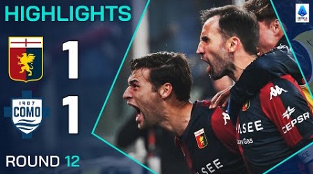 GENOA-COMO 1-1 | HIGHLIGHTS | Vogliacco Secures Last-Minute Equaliser | Serie A 2024/25