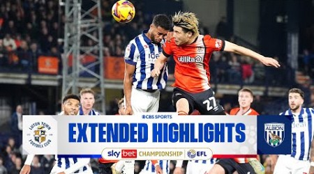 Luton Town vs. West Bromwich Albion: Extended Highlights | EFL Championship | CBS Sports Golazo