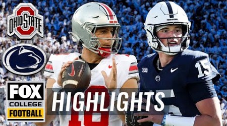 No. 4 Ohio State Buckeyes vs. No. 3 Penn State Nittany Lions Highlights | FOX College Football