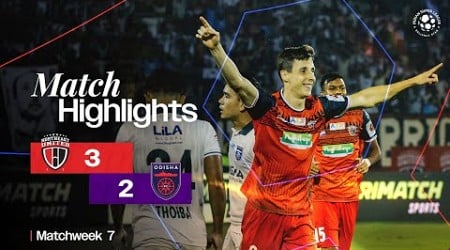 Match Highlights | NorthEast United FC 3-2 Odisha FC | MW 7 | ISL 2024-25