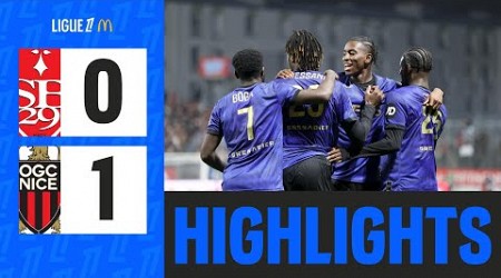 Nice RENVERSE Brest | 10ème journée - Ligue 1 McDonald&#39;s 24/25