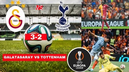 Galatasaray vs Tottenham 3-2 Live Europa League UEL Football Match Score Highlights Spurs Osimhen