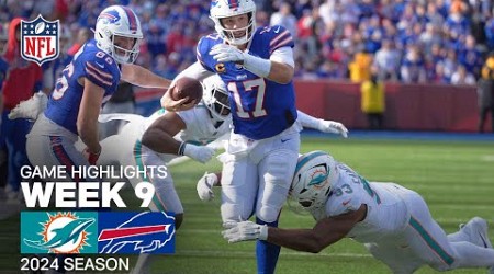 Miami Dolphins vs. Buffalo Bills Game Highlights | NFL 2024 Season Week 9