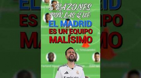 5 RAZONES POR LAS QUE REAL MADRID ES UN EQUIPO MALÍSIMO ❌