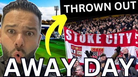 THROWN OUT OF STADIUM IN AWAYDAY CHAOS!