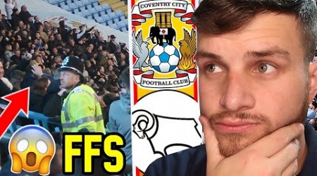 DERBY COUNTY FANS ERUPT &amp; BOUNCE | COVENTRY 1-2 DERBY COUNTY