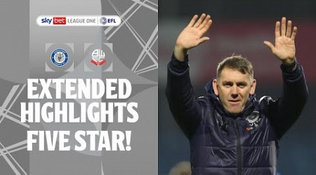 FIVE STAR DERBY WIN! | Stockport County v Bolton Wanderers extended highlights