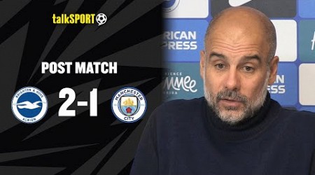 Pep Guardiola ADMITS Man City Were Not Aggressive In &#39;VITAL&#39; Areas After 2-1 Brighton LOSS! 