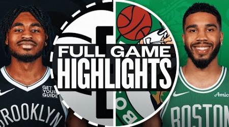 NETS at CELTICS | FULL GAME HIGHLIGHTS | November 8, 2024