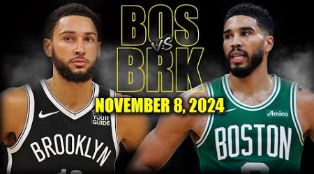 Boston Celtics vs Brooklyn Nets Full Game Highlights - November 8, 2024 | 2024-25 NBA Season