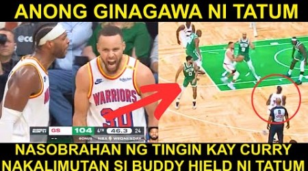 MALAKING KAPALPAKAN ni Tatum na NAGPATALO sa Celtics at HALIMAW na 4th QTR ni Curry