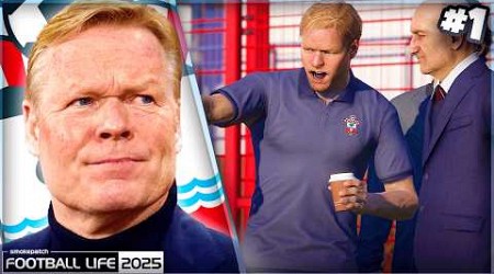 KOEMAN TO SAVE SOUTHAMPTON | Southampton | Football Life 2025 | Master League | #1 | Live Stream VOD