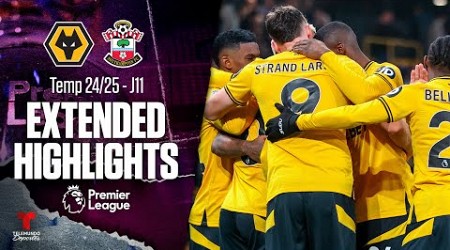 Wolverhampton vs. Southampton | Highlights Premier League | Jornada 11 | Telemundo Deportes