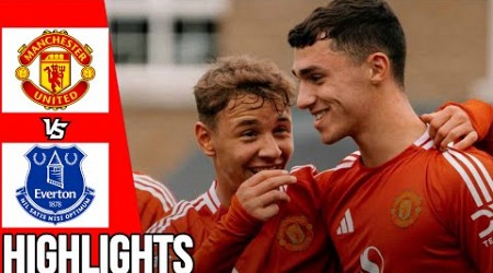 Manchester United vs Everton | All Goals &amp; Highlights | U18 Premier League | 09/11/24