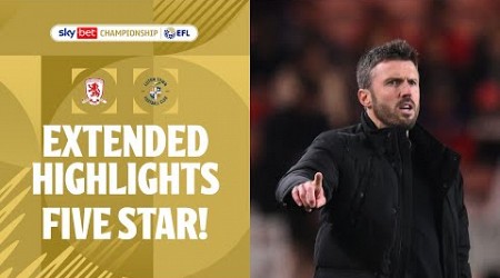 FIVE STAR BORO! | Middlesbrough v Luton Town extended highlights